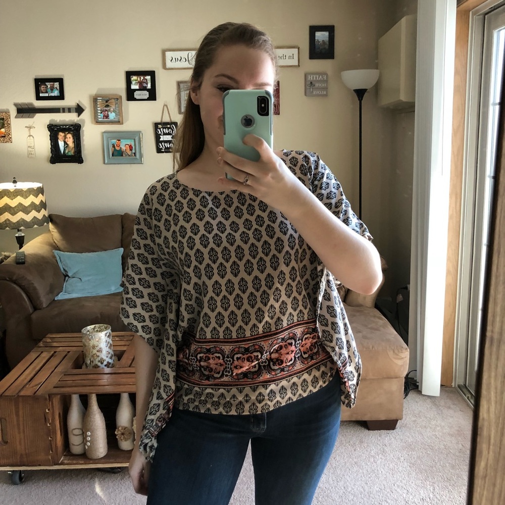 Poncho shirt 🌱